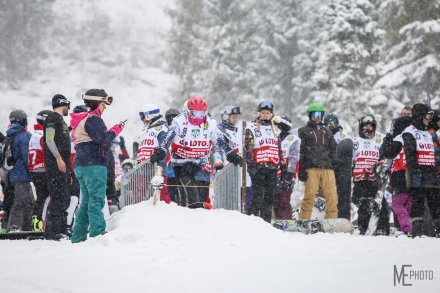 Rywalizacja w banked slalomie